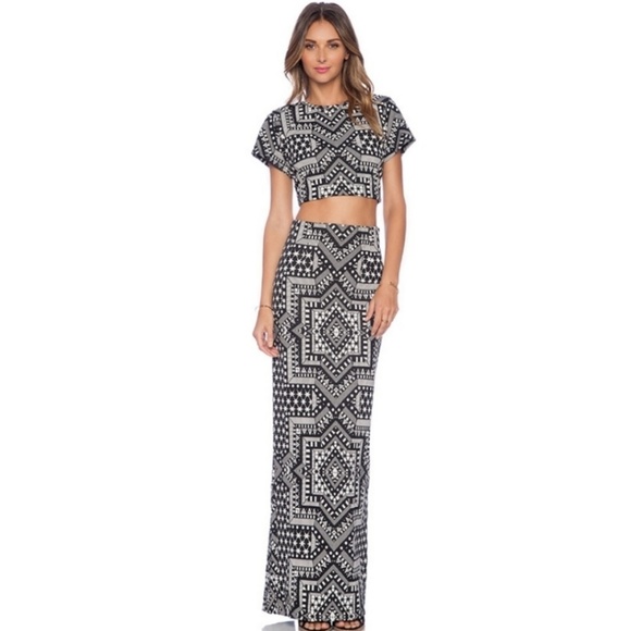 Mara Hoffman Dresses & Skirts - Mara Hoffman Star Jacquard High Waist Maxi Skirt
